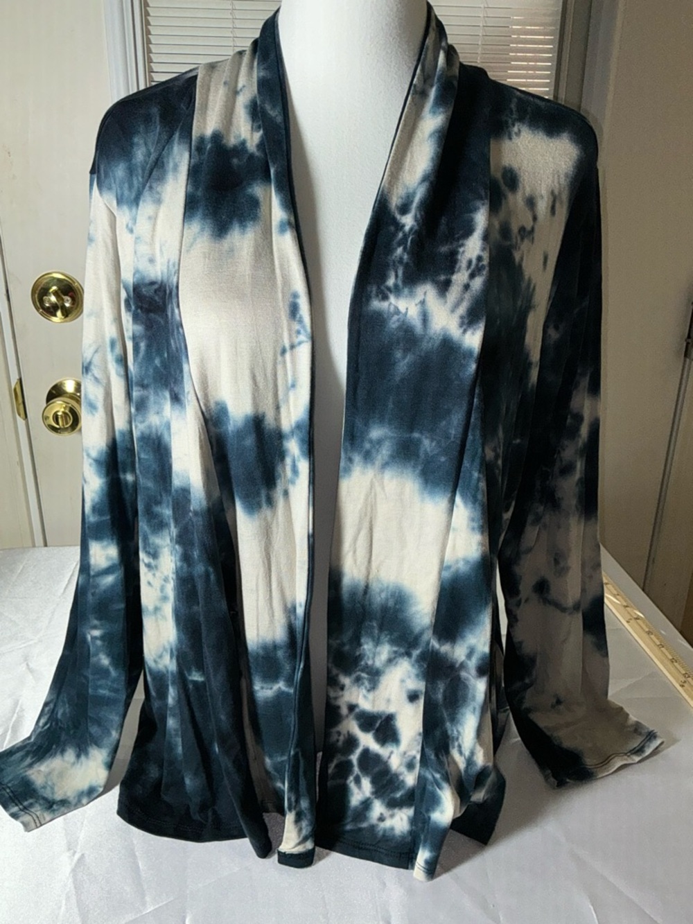 Wilde Tie-Dye Open Front Cardigan Size 1X - Picture 6 of 12